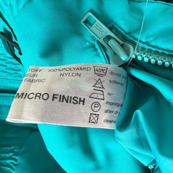 Vintage ski suit reversible NEW w tags. FERA Teal white snowsuit 12 - Picture 13 of 13